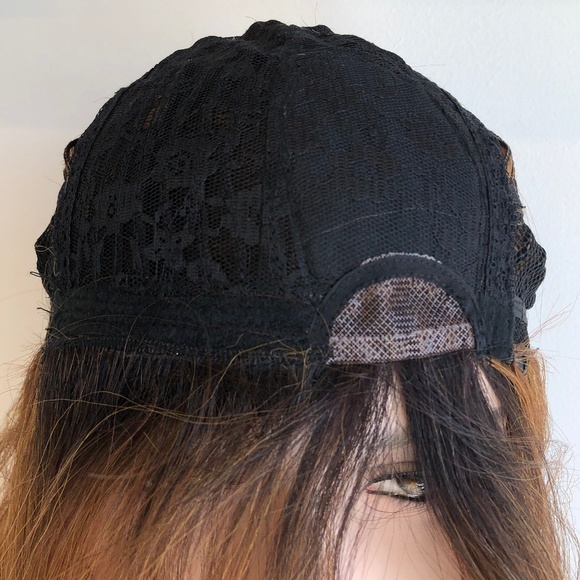 30" Side Part Auburn Brown Wavy Wig | Cecelia - Picture 6 of 7